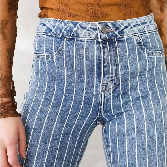 Cello Blue Flare & Wide Leg Jeans - Picture 6 of 14